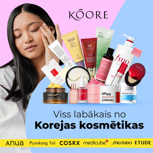 Populārākie Korejas kosmētikas zīmoli un produkti Latvijā – viss vienuviet Koore.lv