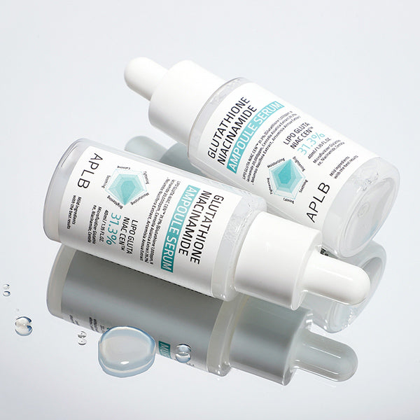 Izgaismojošs serums sejai | APLB Glutathione Niacinamide Ampoule Serum
