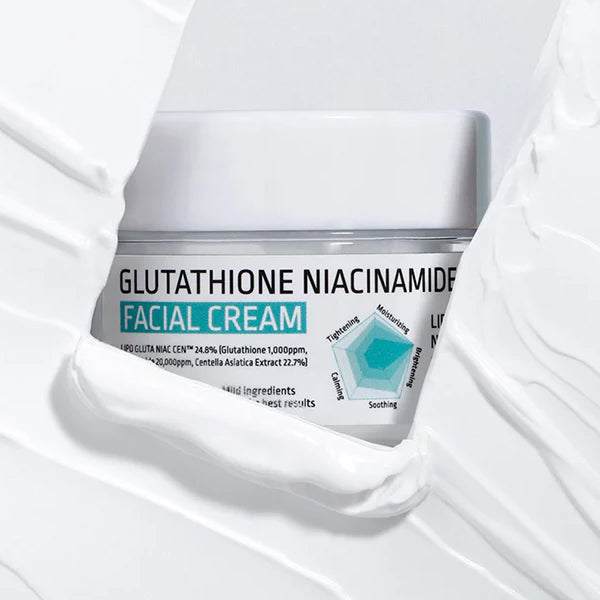 Krēms sejai mirdzumam un vienmērīgam tonim | APLB Glutathione Niacinamide Facial Cream
