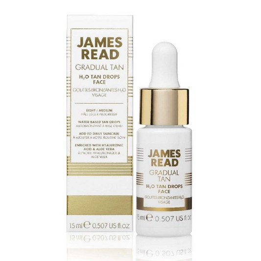 Paštonējoši pilieni sejai | James Read Gradual Tan H2O Face Drops