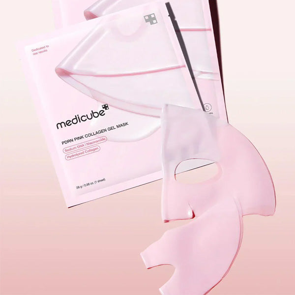 Hidrogēla sejas maska ar kolagēnu un PDRN | Medicube PDRN Pink Collagen Jelly Gel Mask