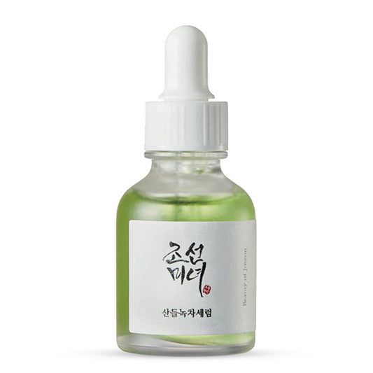 Beauty of Joseon Calming Serum ar zaļo tēju un pantenolu – nomierinošs sejas serums jutīgai ādai no Korejas