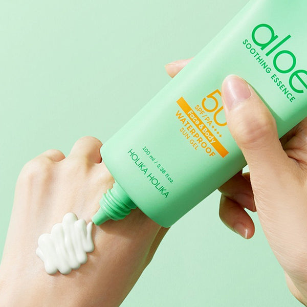 Saules aizsargkrēms ar alveju SPF50+ | Holika Holika Aloe Waterproof Sun Gel