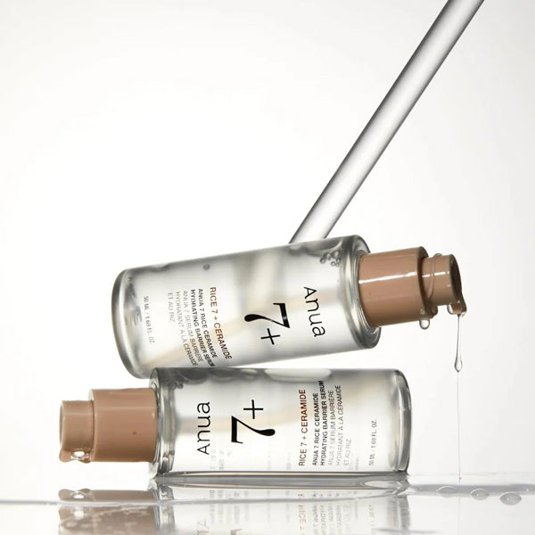 Mitrinošs un ādas aizsargbajeru atjaunojošs serums | Anua Rice 7 Ceramide Hydrating Barrier Serum