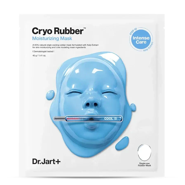 Dr.Jart+ Cryo Rubber mitrinošā sejas maska ar hialuronskābi – intensīva ādas mitrināšana un atvēsinošs efekts