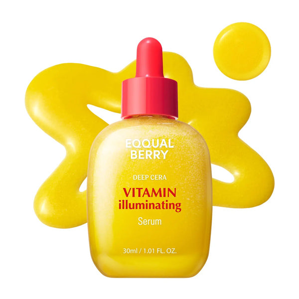 EQQUALBERRY Vitamin Illuminating Serum – C vitamīna serums ar acerolu un niacinamīdu pigmentācijas mazināšanai.