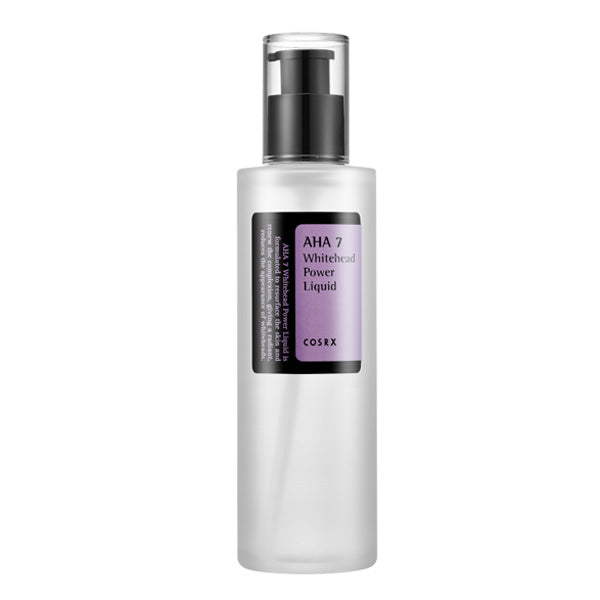 COSRX AHA 7 Whitehead Power Liquid – Korejas kosmētika, AHA serums, kas efektīvi attīra ādu no baltiem komedoniem un uzlabo ādas toni.