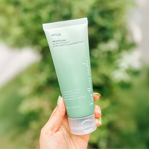 ANUA Heartleaf Quercetinol Pore Deep Cleansing Foam