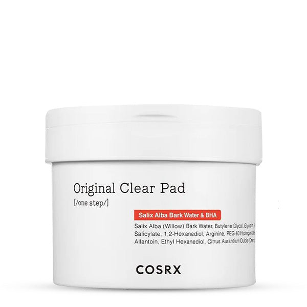 COSRX One Step Original Clear Pad – Korejas kosmētika, sejas plāksteri, kas efektīvi attīra ādu, noņem atmirušās šūnas un samazina poras.