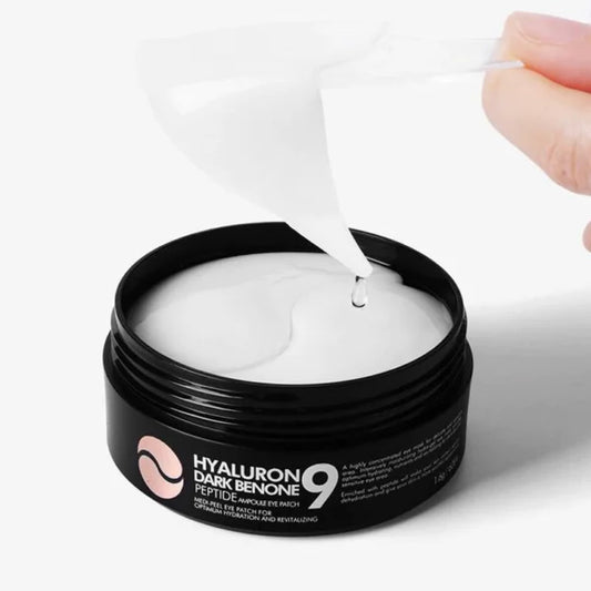 Acu patči ar hialuronskābi | MediPeel Hyaluron Dark Benone Peptide 9 Ampoule Eye Patch
