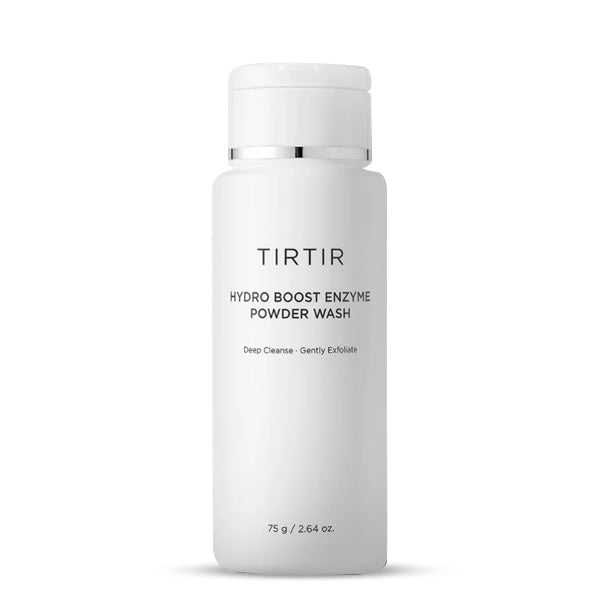TIRTIR Hydro Boost Enzyme Powder Wash – Korejas kosmētika, enzīmu pulvera tīrīšanas līdzeklis, kas dziļi attīra ādu un nodrošina intensīvu mitrināšanu.