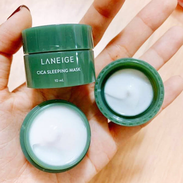 LANEIGE Cica Sleeping Mask 10ml – nomierinoša nakts maska jutīgai ādai