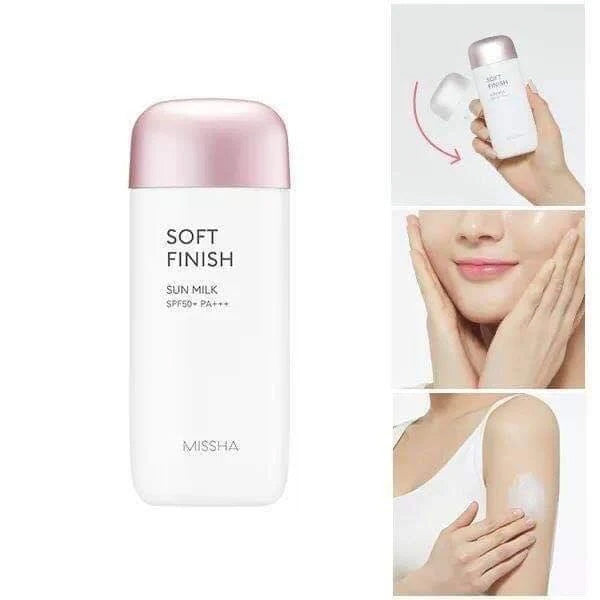 MISSHA All-Around Safe Block Soft Finish Sun Milk SPF50+