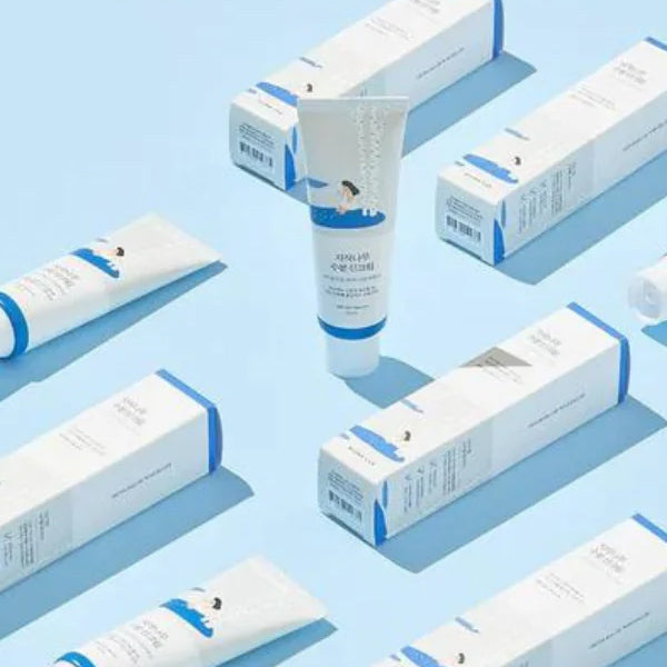 Mitrinošs saules aizsargkrēms ar SPF50+ | Round Lab Birch Juice