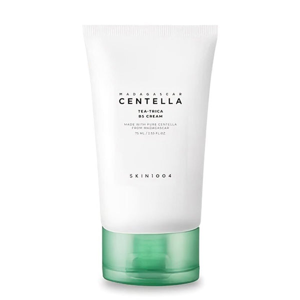 SKIN1004 Madagascar Centella Tea-Trica B5 Cream – Korejas kosmētika, nomierinošs krēms ar Centella Asiatica, Tea Tree ekstraktiem un B5 vitamīnu, kas mazinās ādas kairinājumu un atjaunos tās veselīgu izskatu.