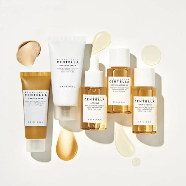 Ceļojuma komplekts ikdienas ādas kopšanai | skin1004 Madagascar Centella Travel Kit