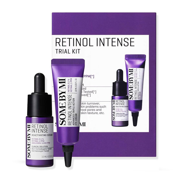 SOME BY MI Retinol Intense Trial Kit – Korejas retinola serums un acu krēms ādas atjaunošanai.