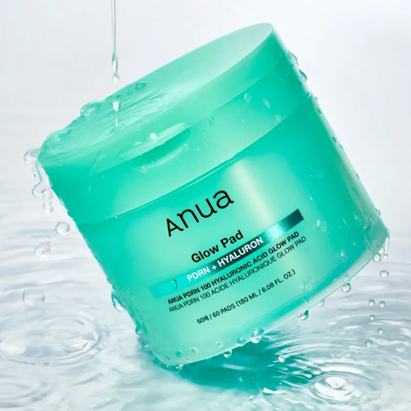 Rezultāts pēc Anua PDRN Hyaluronic Acid Glow Pad lietošanas – gluda un mirdzoša āda