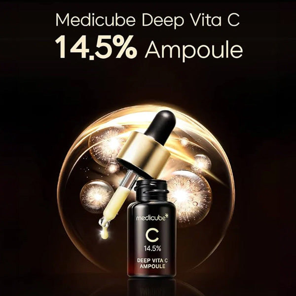 Medicube Deep Vita C Ampoule 2.0 serums ar C vitamīnu un oriģinālo iepakojumu no Korejas