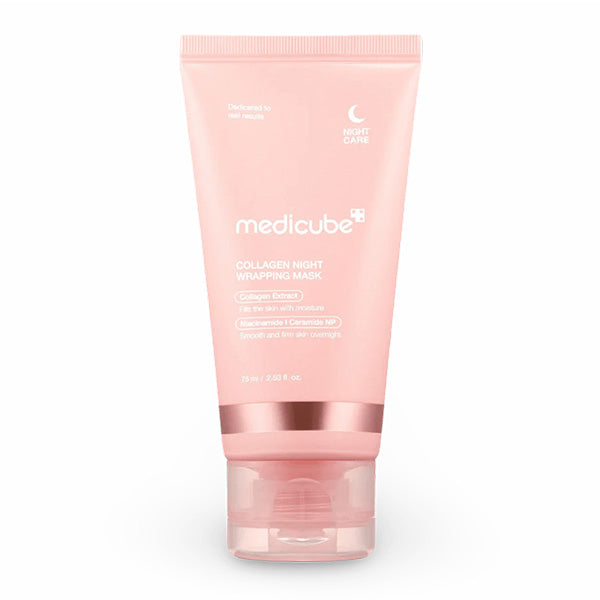 Korejas kosmetika MEDICUBE collagen night wrapping mask
