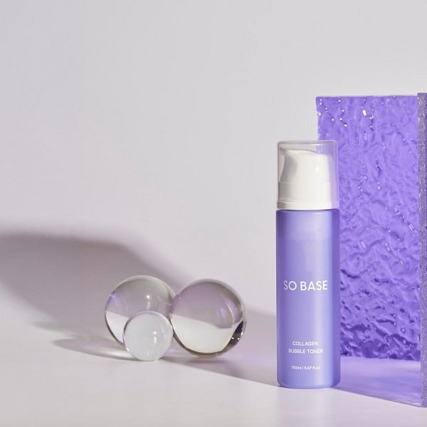 so base bubble toner lietosana ar kolagenu
