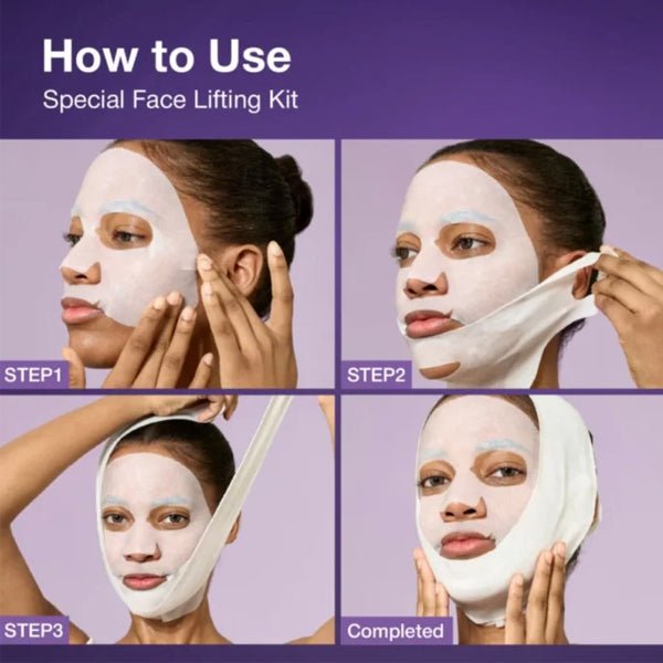3D sejas maska ar liftinga efektu | Numbuzin No.9 NAD Bio Lifting Full Cover Facial Mask - KOORE