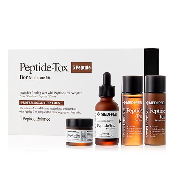 5 peptīdu pretnovecošanās komplekts | MediPeel Peptide - Tox 5 Peptide Bor Multi Care - KOORE