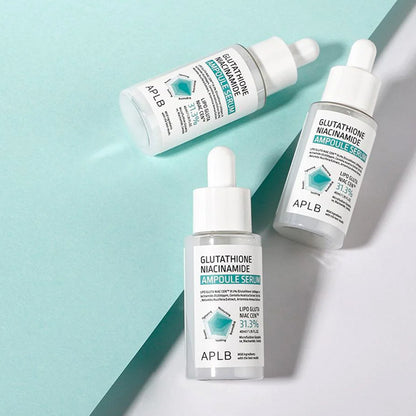 APLB Glutathione Niacinamide Ampoule Serum – izgaismojošs sejas serums