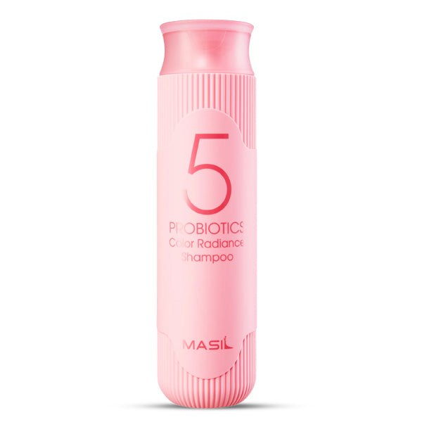 Masil 5 Probiotics Color Radiance Shampoo 300ml iepakojums krāsotu matu kopšanai