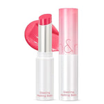 rom&nd Glasting Melting Balm 02 Lovey Pink lūpu balzama iepakojums