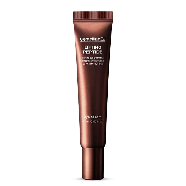 Centellian24 Lifting Peptide Eye Cream 15ml kompakta tūbiņa ar smalku uzgali precīzai uzklāšanai