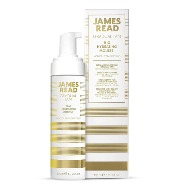 James Read Gradual Tan H2O Hydrating Mousse 200ml paštonējošas putas ķermenim