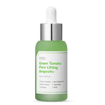 Sungboon Editor Green Tomato Pore Lifting Ampoule Plus 30ml stikla pudelīte ar ērtu pipeti sejas kopšanai