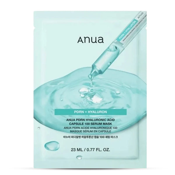 Anua PDRN Hyaluron 100 Serum Mask auduma maskas iepakojums 1 gab.