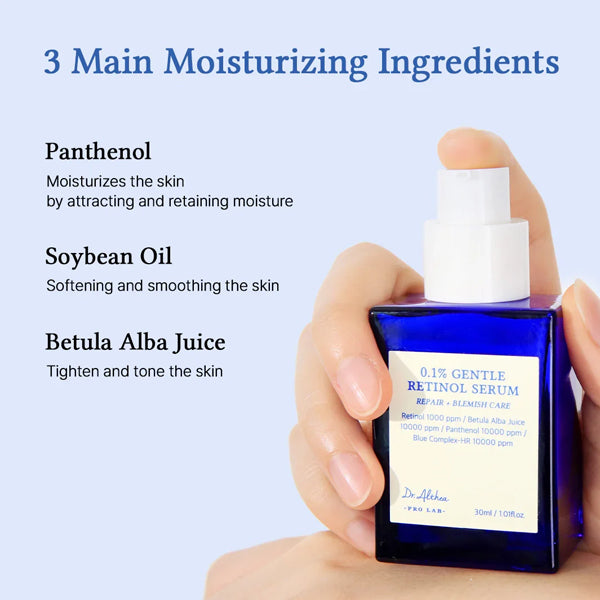 Pretnovecošanās serums ar kapsulēto retinolu un ceramīdiem Dr. Althea Gentle Retinol