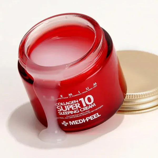 Pretnovecošanās nakts krēms sejai ar kolagēnu | Medi-Peel Collagen Super10 Sleeping Cream