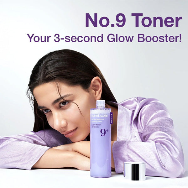 Numbuzin No.9+ NAD+ PDRN Glow Boosting Toner toneris no korejas