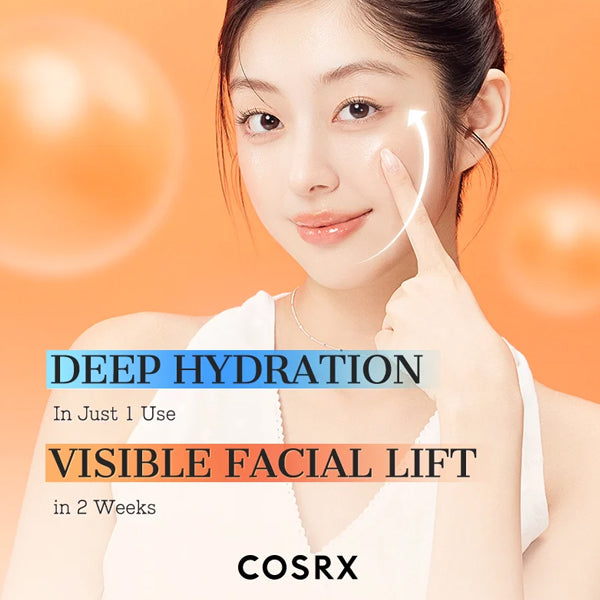 COSRX 5 PDRN Hyaluronic Acid Vital Hydrating Hydrogel Mask caurspīdīga korejas sejas maska