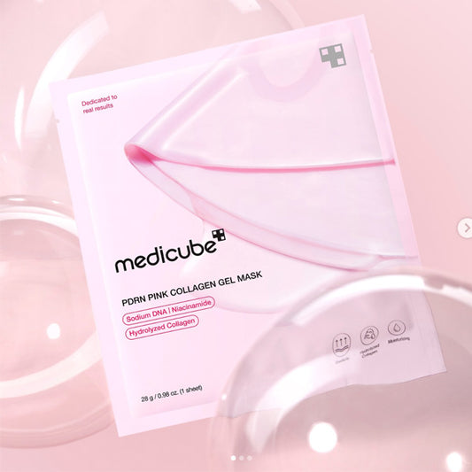 Hidrogēla sejas maska ar kolagēnu un PDRN | Medicube PDRN Pink Collagen Jelly Gel Mask