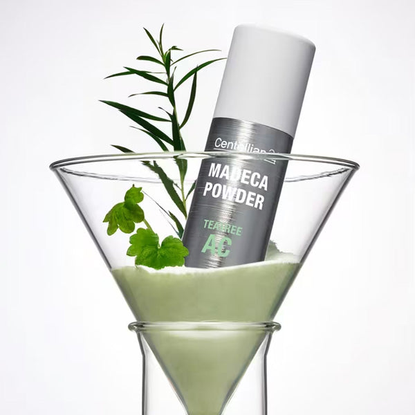 Centellian24 Madeca Teatree pūdera smalkā, izkūstošā tekstūra problemātiskas ādas kopšanai