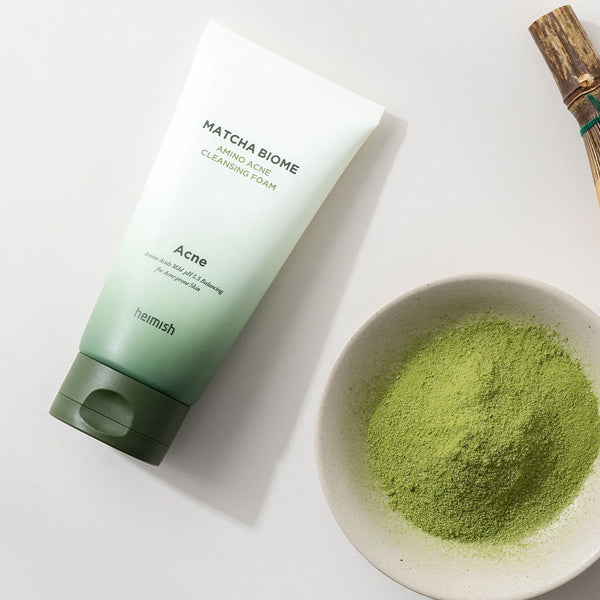 heimish Matcha Biome Amino Acne Cleansing Foam putas pret akni