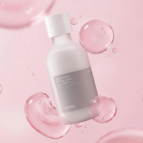 Celimax Dual Barrier krēma-tonika mitrinošā un pienainā tekstūra