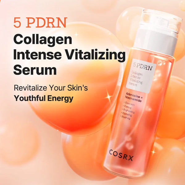 COSRX 5 PDRN Collagen Intense Vitalizing Serum sejas serums ar PDRN un kolagēnu