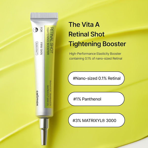 Celimax Retinal Shot Tightening Booster sejas serums koore