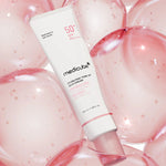 medicube pdrn pink tone up sun cream saules aizsargkrēms ar pdrn no korejas