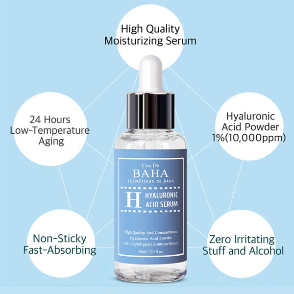 Serums ar hialuronskābi | Cos De BAHA Hyaluronic Acid Serum