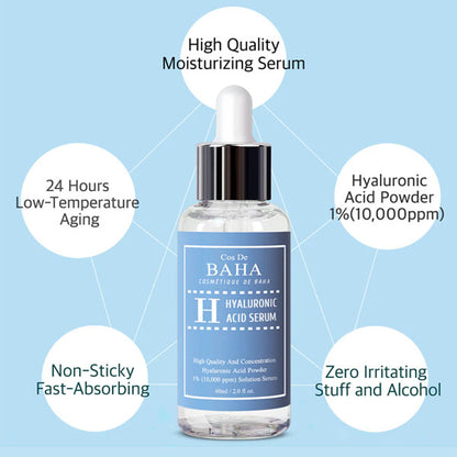 Serums ar hialuronskābi | Cos De BAHA Hyaluronic Acid Serum