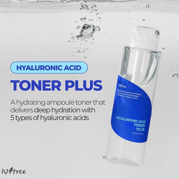Dziļi mitrinošs un nomierinošs sejas toniks ar pantenolu ISNTREE Hyaluronic Acid
