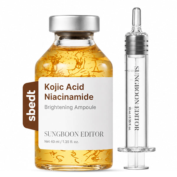 Sungboon Editor Kojic Acid Niacinamide Brightening Ampoule 40ml pudelīte ar pipeti
