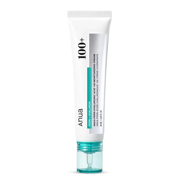 Anua PDRN Hyaluronic Acid 100 Moisturizing Cream 60ml tūbiņa sejas kopšanai